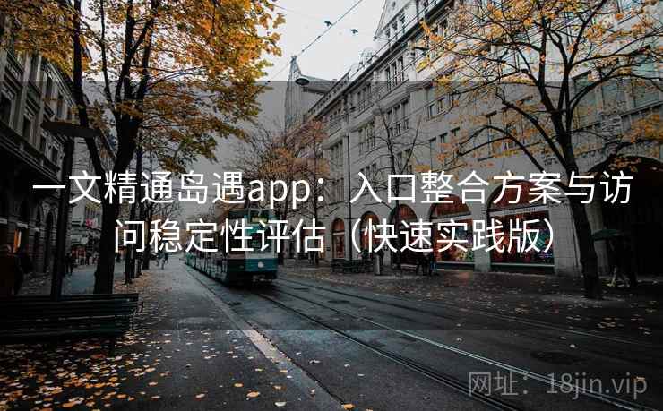 一文精通岛遇app：入口整合方案与访问稳定性评估（快速实践版）
