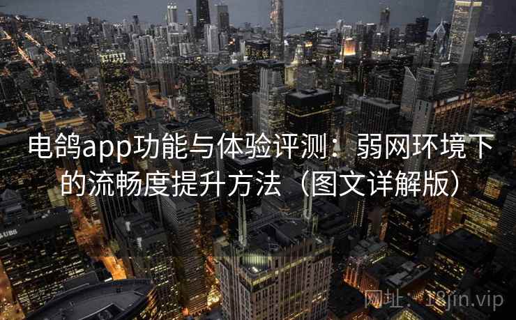 电鸽app功能与体验评测：弱网环境下的流畅度提升方法（图文详解版）