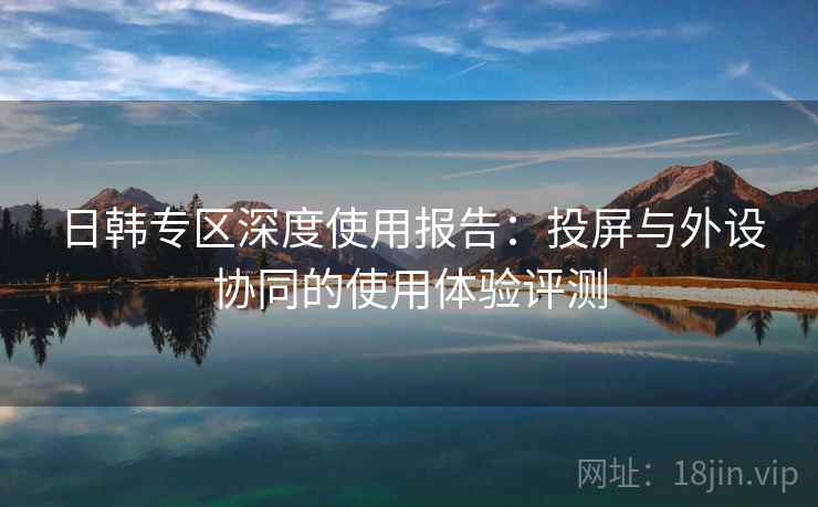 日韩专区深度使用报告:投屏与外设协同的使用体验评测 日韩专区深度使用报告:投屏与外设协同的使用体验评测