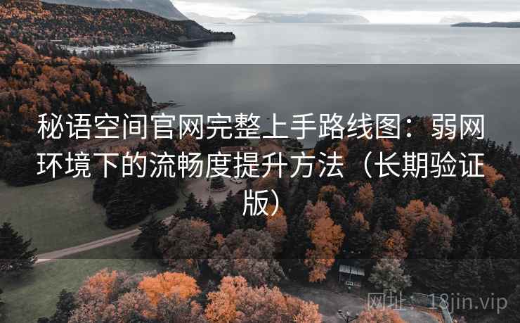 秘语空间官网完整上手路线图：弱网环境下的流畅度提升方法（长期验证版）
